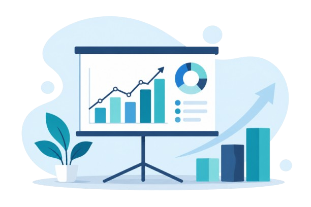 Business growth illustration